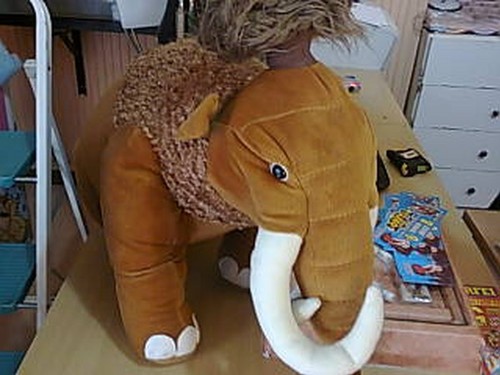 Peluche mammuth era glaciale - mammuth,