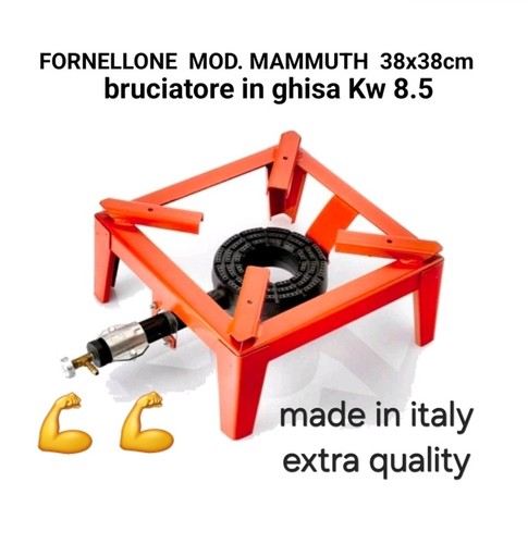 Fornellone mammuth acciaio - in,